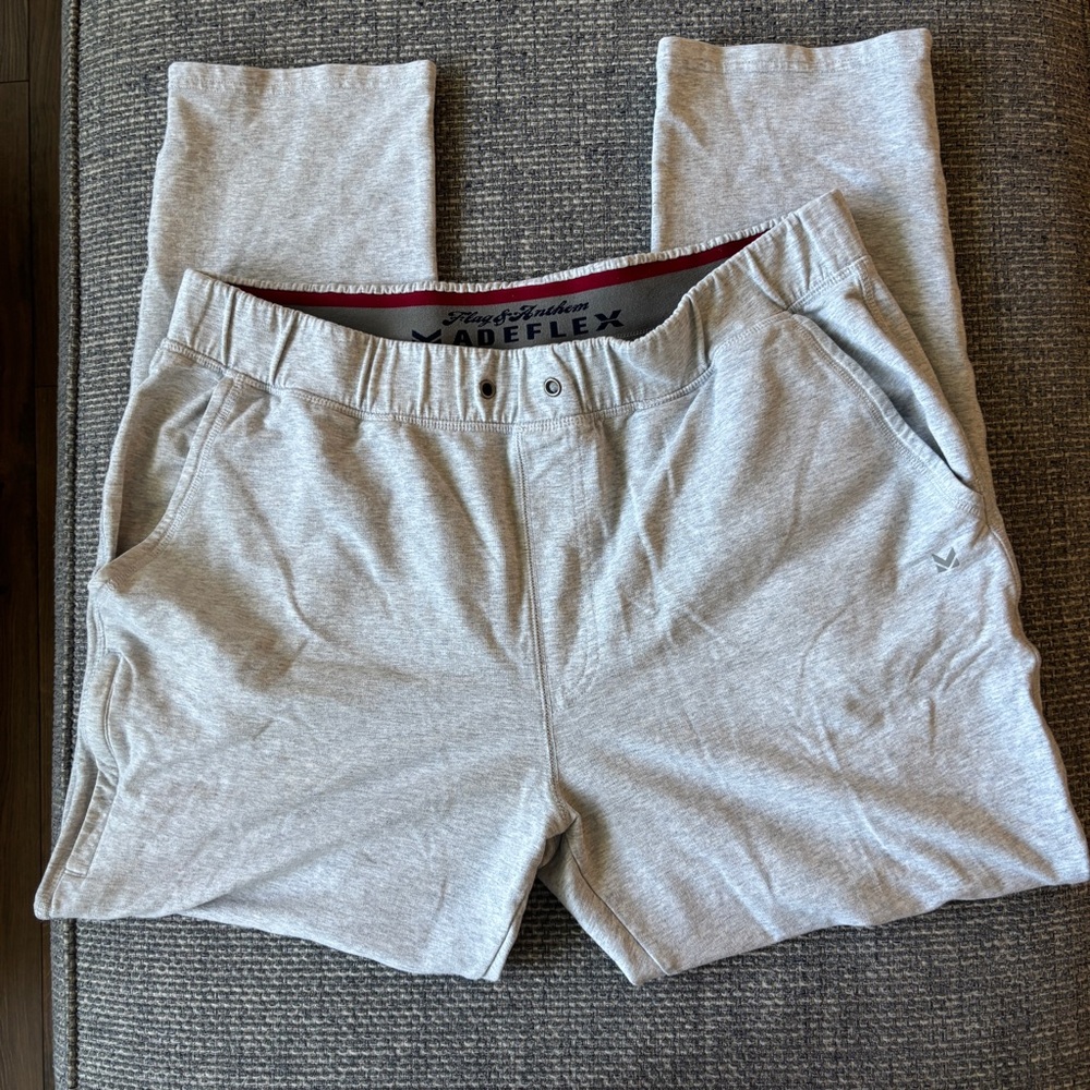 Flag & Anthem Madeflex Gray Jogger Pants Men’s Comfortable Fit | Size XL
